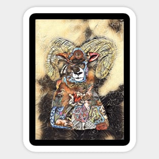 Mountain Ram 21 Sticker